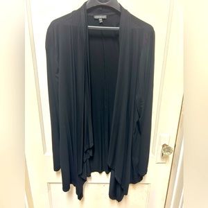 Lane Bryant 22/24 draped collar uneaven hemline jacket.